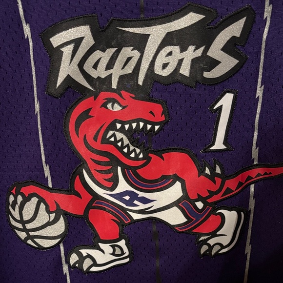 NBA Raptors Kids Purple Basketball Jersey - Picture 4 of 5